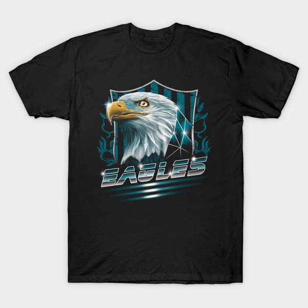 Fly Eagles Fly T-Shirt by Vincent Trinidad Art